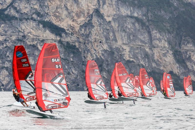 Foiling Week Malcesine - iQFOiL Class Racing photo copyright Alessio Tamborini / WeAreFoiling Media taken at  and featuring the iQFoil class
