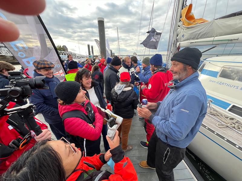 Triana's super competitive crew, including first mate Sébastien Audigane, already a six-time Cape Horner and Jules Verne record holder photo copyright Don McIntyre / OGR2024 taken at  and featuring the Ocean Globe Race class